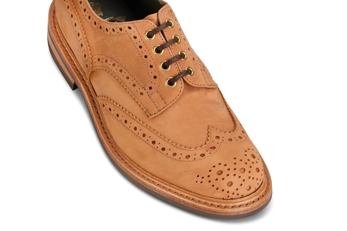 Bourton Country Shoe - Chestnut Nubuck sold by Tricker's product image thumbnail 2
