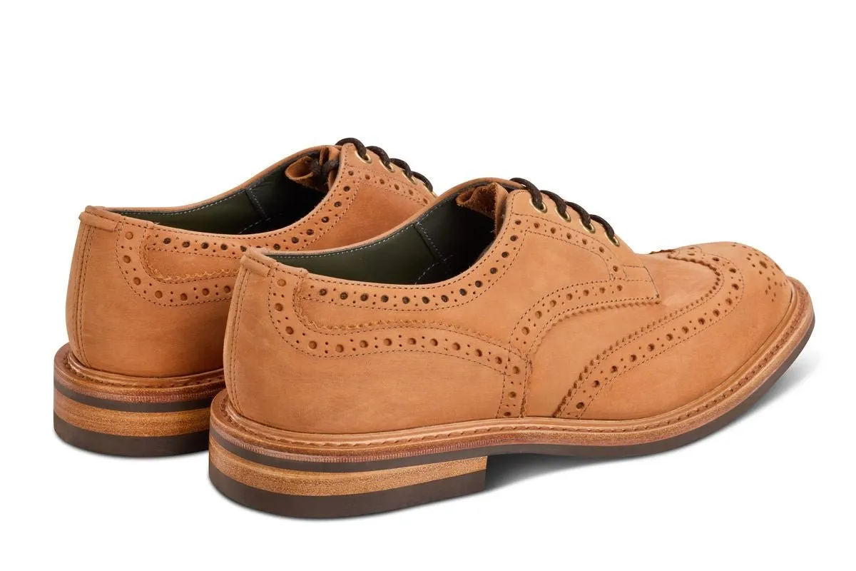 Bourton Country Shoe - Chestnut Nubuck sold by Tricker's product image thumbnail 3