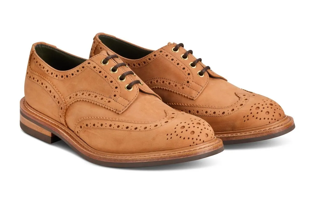 Bourton Country Shoe - Chestnut Nubuck sold by Tricker's product image thumbnail 4