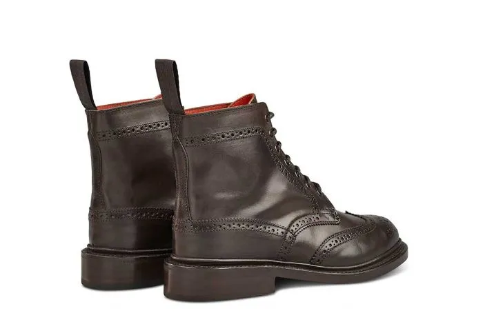 Stephy Brogue Boot - ESPRESSO BURNISHED sold by Tricker's product image thumbnail 4