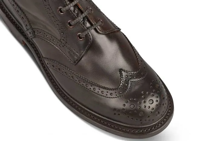 Stephy Brogue Boot - ESPRESSO BURNISHED sold by Tricker's product image thumbnail 2