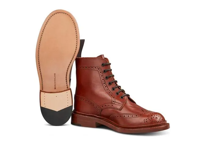Stephy Brogue Boot - MARRON ANTIQUE sold by Tricker's product image thumbnail 5
