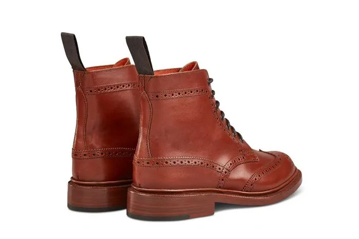 Stephy Brogue Boot - MARRON ANTIQUE sold by Tricker's product image thumbnail 4