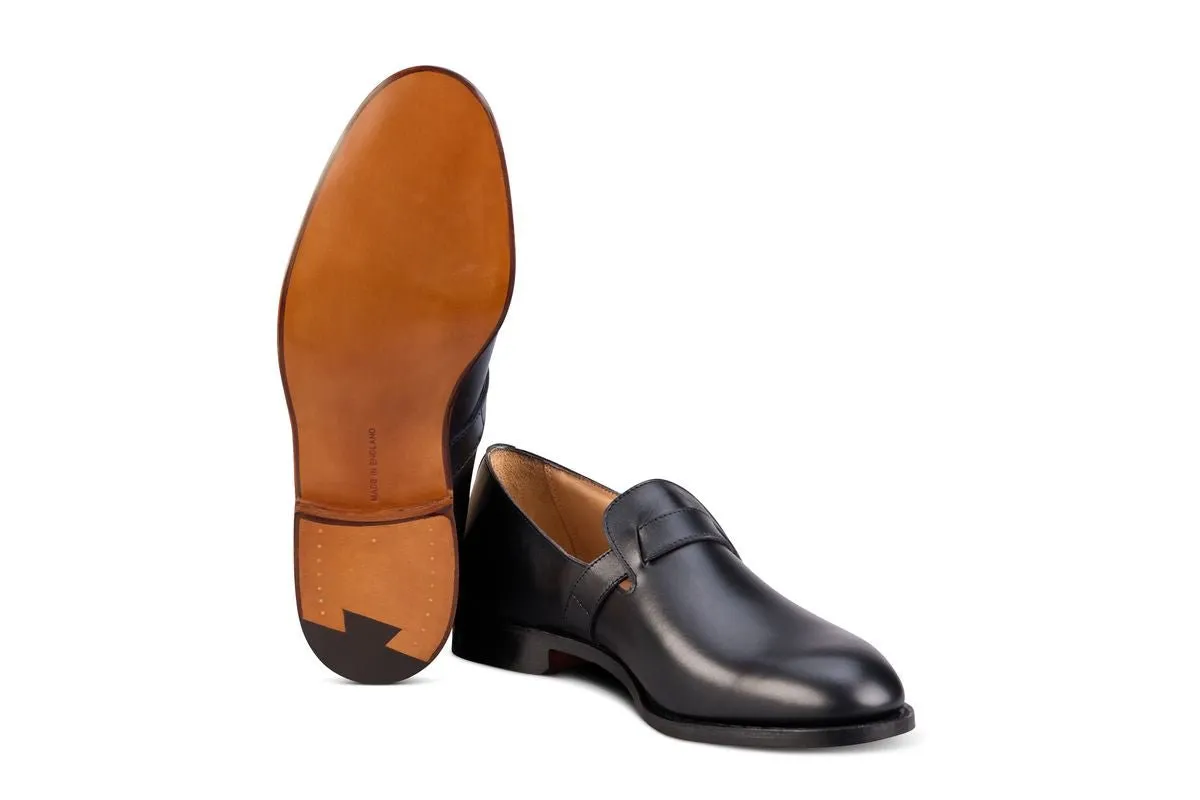 Niles Single Buckle Loafer - Black Calf sold by Tricker's product image thumbnail 5