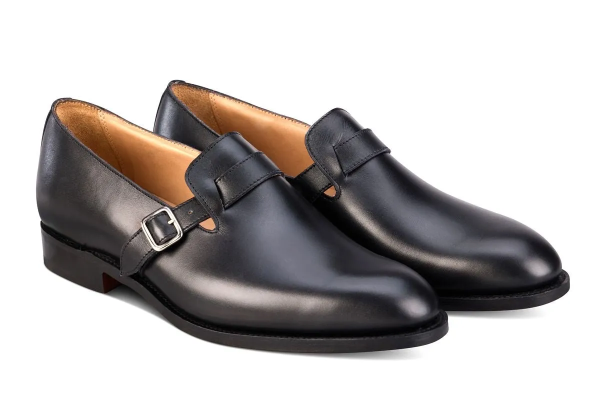 Niles Single Buckle Loafer - Black Calf sold by Tricker's product image thumbnail 4