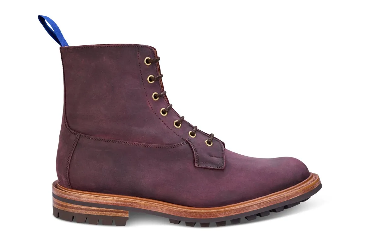 Ripon Derby Field Boot - Aubergine Regatta (Tricker's Exclusive) made by Tricker's