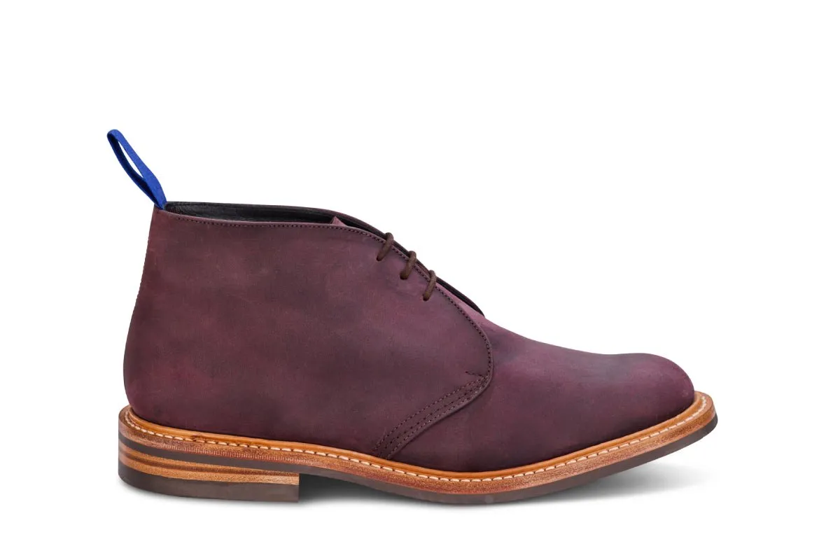 Mike Chukka Boot - Aubergine Regatta (Tricker's Exclusive) sold by Tricker's