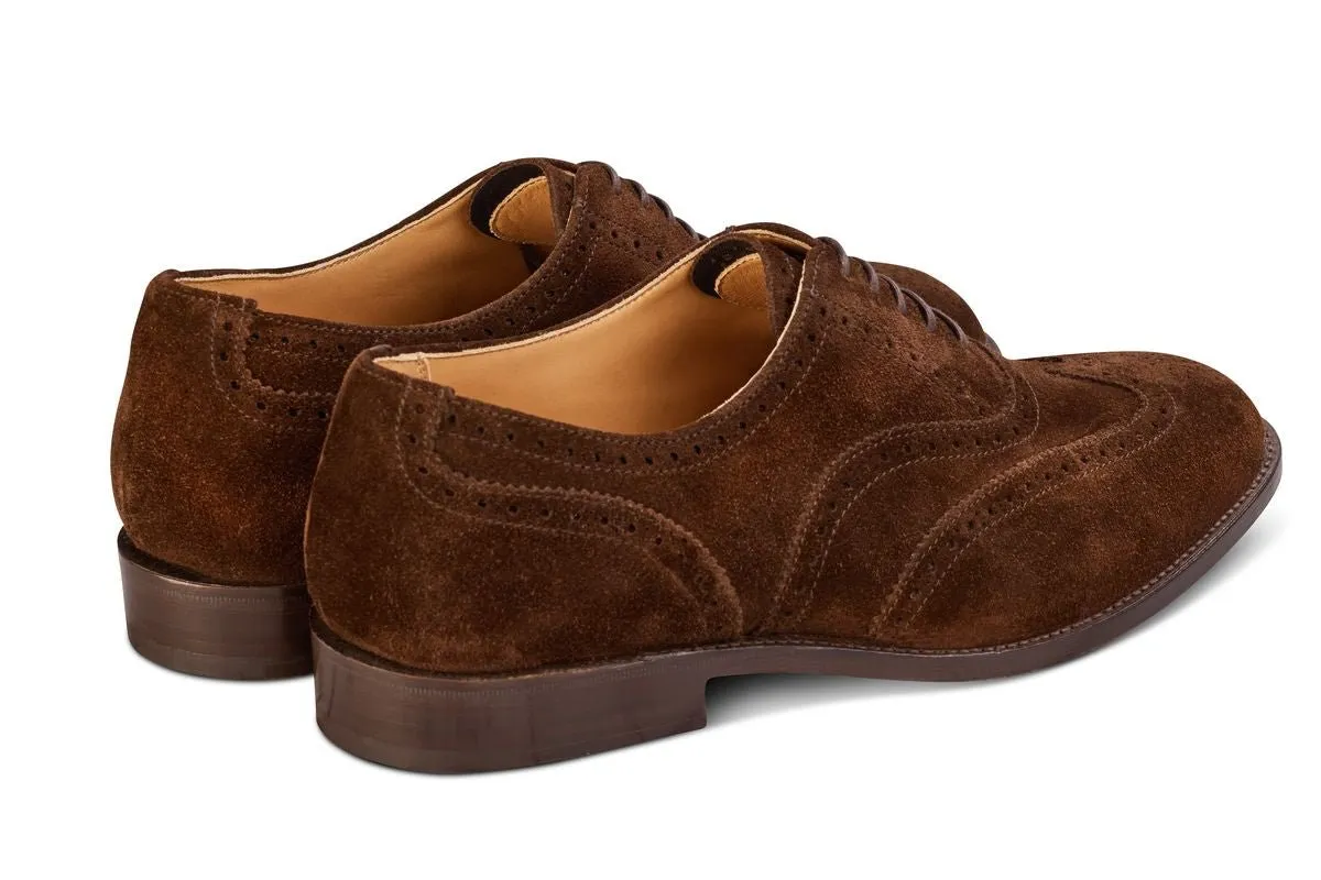Epsom JS9524 Brogue Oxford City Shoe - Chocolate (Multiple Width Fittings) sold by Tricker's product image thumbnail 3