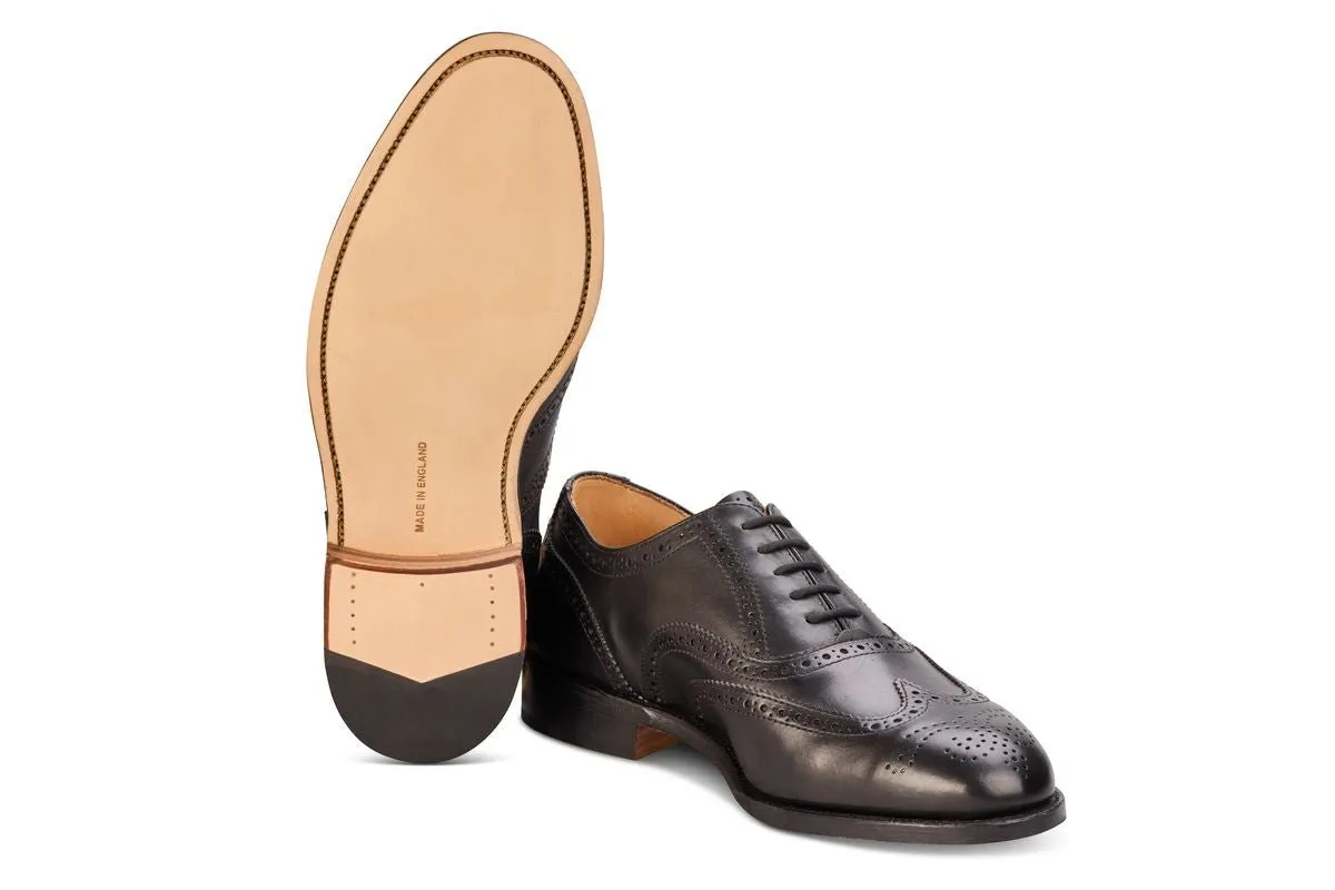 Epsom JS9524 Brogue Oxford City Shoe - Black (Multiple Width Fittings) sold by Tricker's product image thumbnail 5