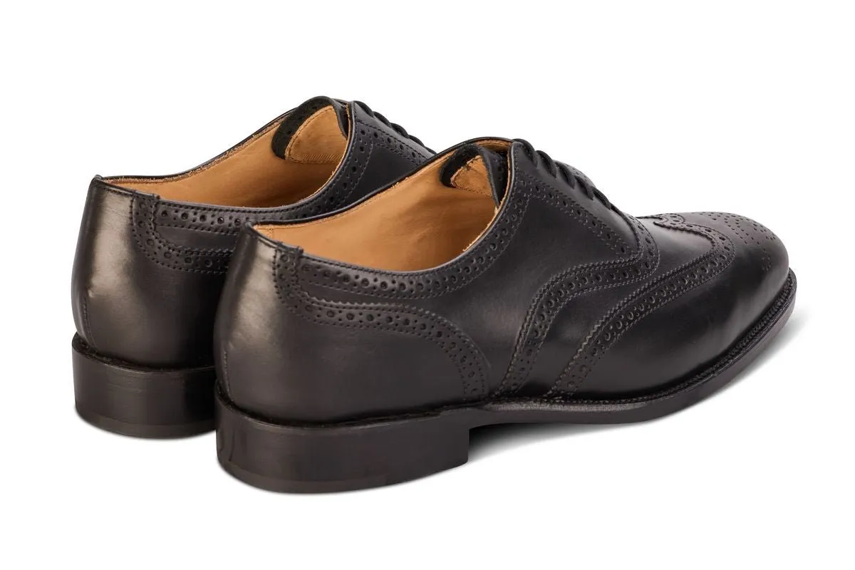 Epsom JS9524 Brogue Oxford City Shoe - Black (Multiple Width Fittings) sold by Tricker's product image thumbnail 4