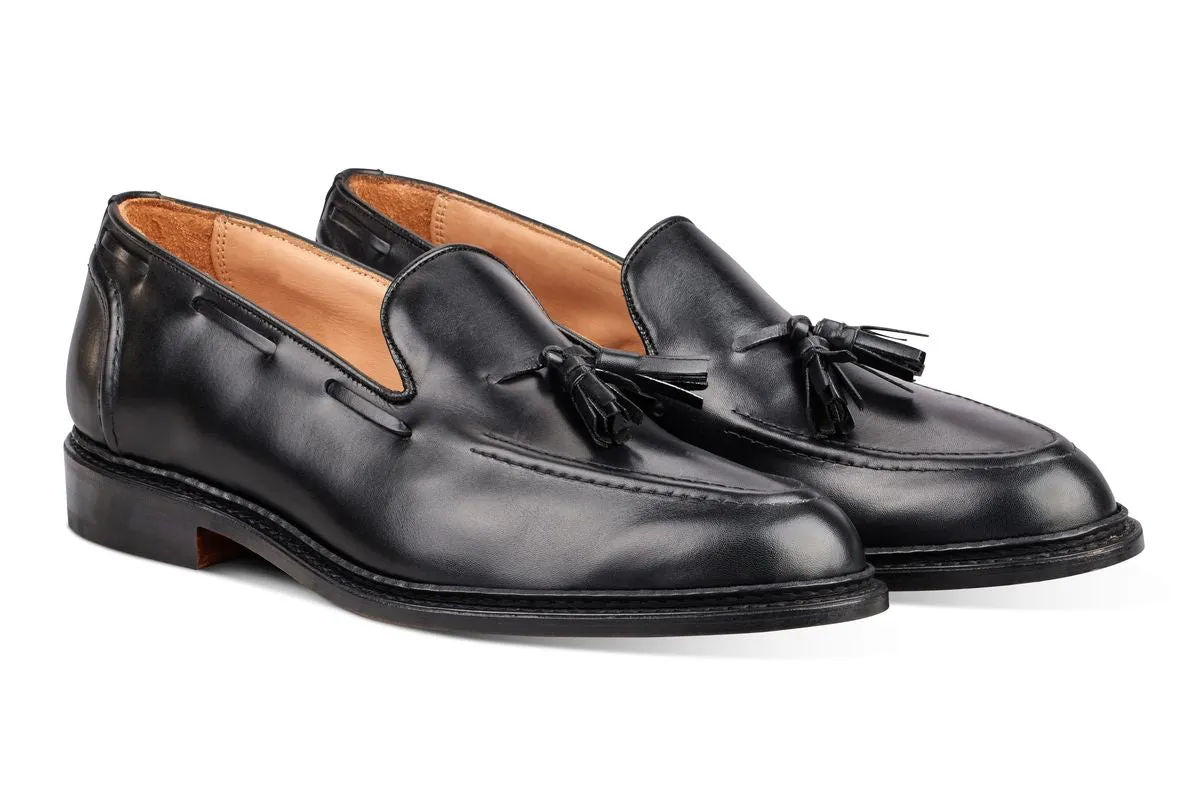 Elton Tassel Loafer - Black Box Calf sold by Tricker's product image thumbnail 3