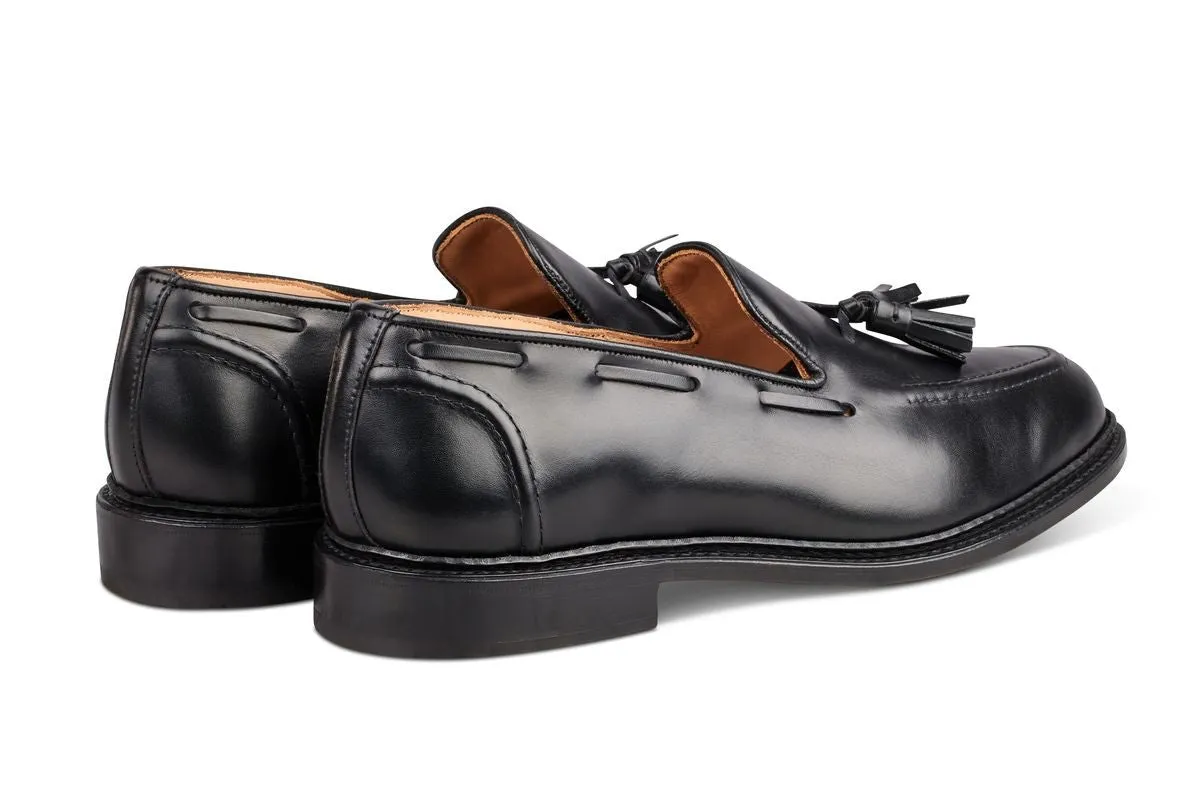Elton Tassel Loafer - Black Box Calf sold by Tricker's product image thumbnail 4