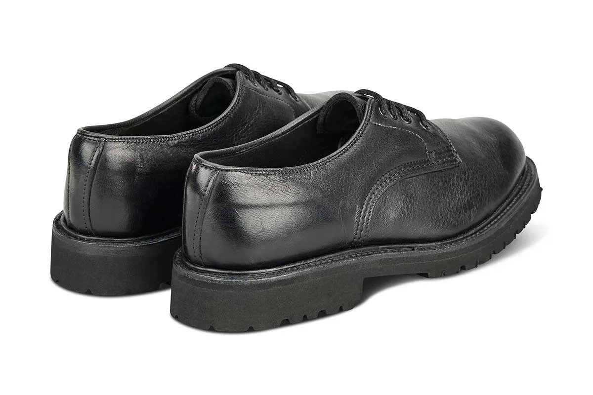 Linda Derby Tramper Shoe - Olivvia Deerskin - Black sold by Tricker's product image thumbnail 4