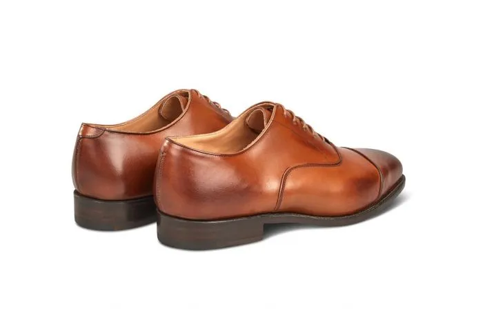 Regent Plain Toecap Oxford City Shoe - Beechnut sold by Tricker's product image thumbnail 4