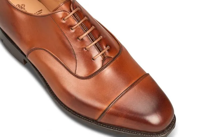 Regent Plain Toecap Oxford City Shoe - Beechnut sold by Tricker's product image thumbnail 2