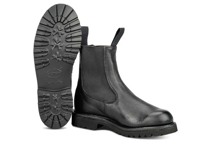 Paula Chelsea Boot - Olivvia Deerskin - Black sold by Tricker's product image thumbnail 5