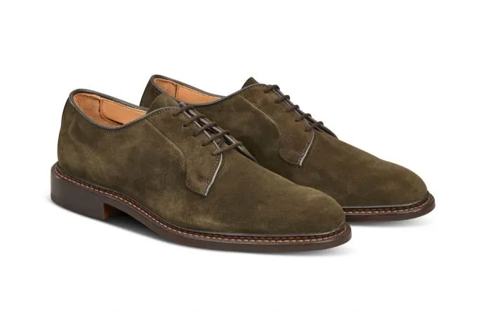 Robert Derby Shoe - Earth Suede sold by Tricker's product image thumbnail 3