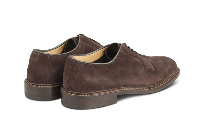 Robert Derby Shoe - Coffee Suede sold by Tricker's product image thumbnail 4