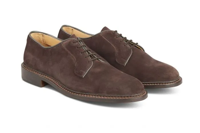 Robert Derby Shoe - Coffee Suede sold by Tricker's product image thumbnail 3