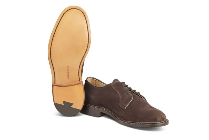 Robert Derby Shoe - Coffee Suede sold by Tricker's product image thumbnail 5