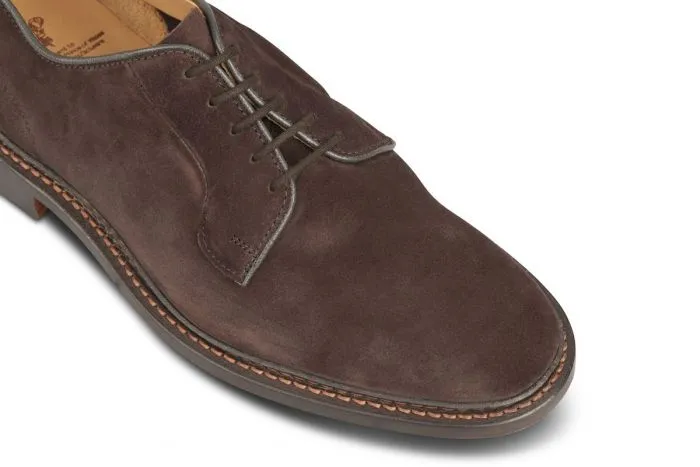 Robert Derby Shoe - Coffee Suede sold by Tricker's product image thumbnail 2