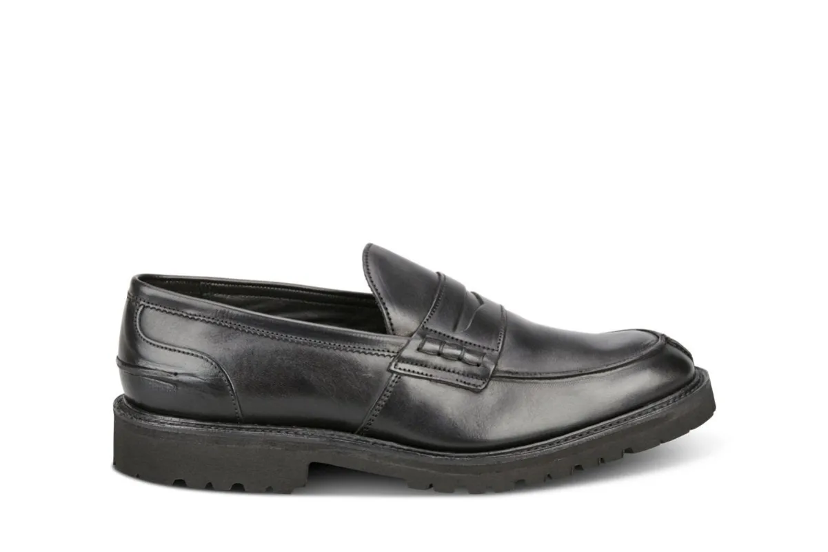 James Penny Loafer - Lightweight - Olivvia Classic - Black sold by Tricker's