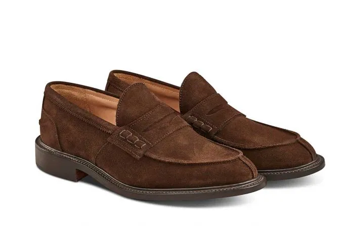 James Penny Loafer - Chocolate Suede sold by Tricker's product image thumbnail 3