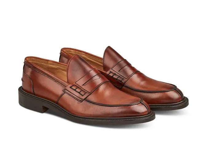 James Penny Loafer - Chestnut Burnished sold by Tricker's product image thumbnail 3