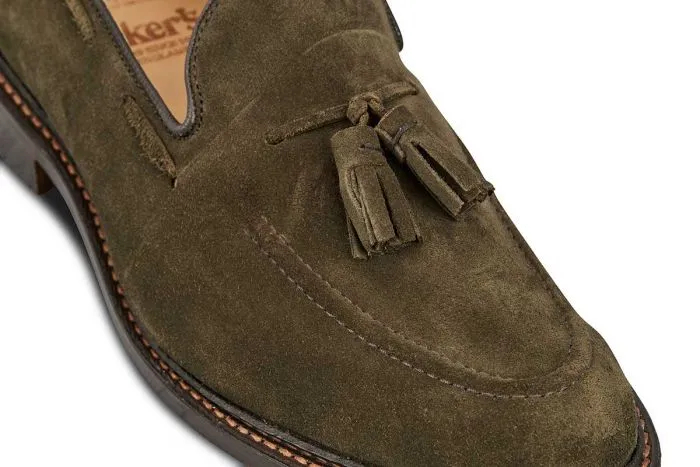 Elton Tassel Loafer - Earth Suede sold by Tricker's product image thumbnail 2