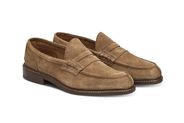 Adam Penny Loafer - New Brown Suede sold by Tricker's product image thumbnail 3