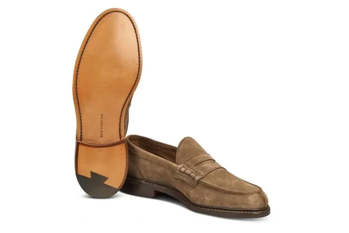 Adam Penny Loafer - New Brown Suede sold by Tricker's product image thumbnail 5