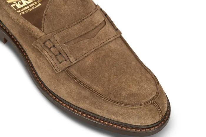 Adam Penny Loafer - New Brown Suede sold by Tricker's product image thumbnail 2