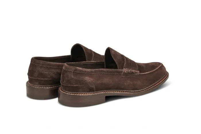 Adam Penny Loafer - Coffee Suede sold by Tricker's product image thumbnail 4