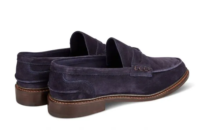 Adam Penny Loafer - Navy Suede sold by Tricker's product image thumbnail 4