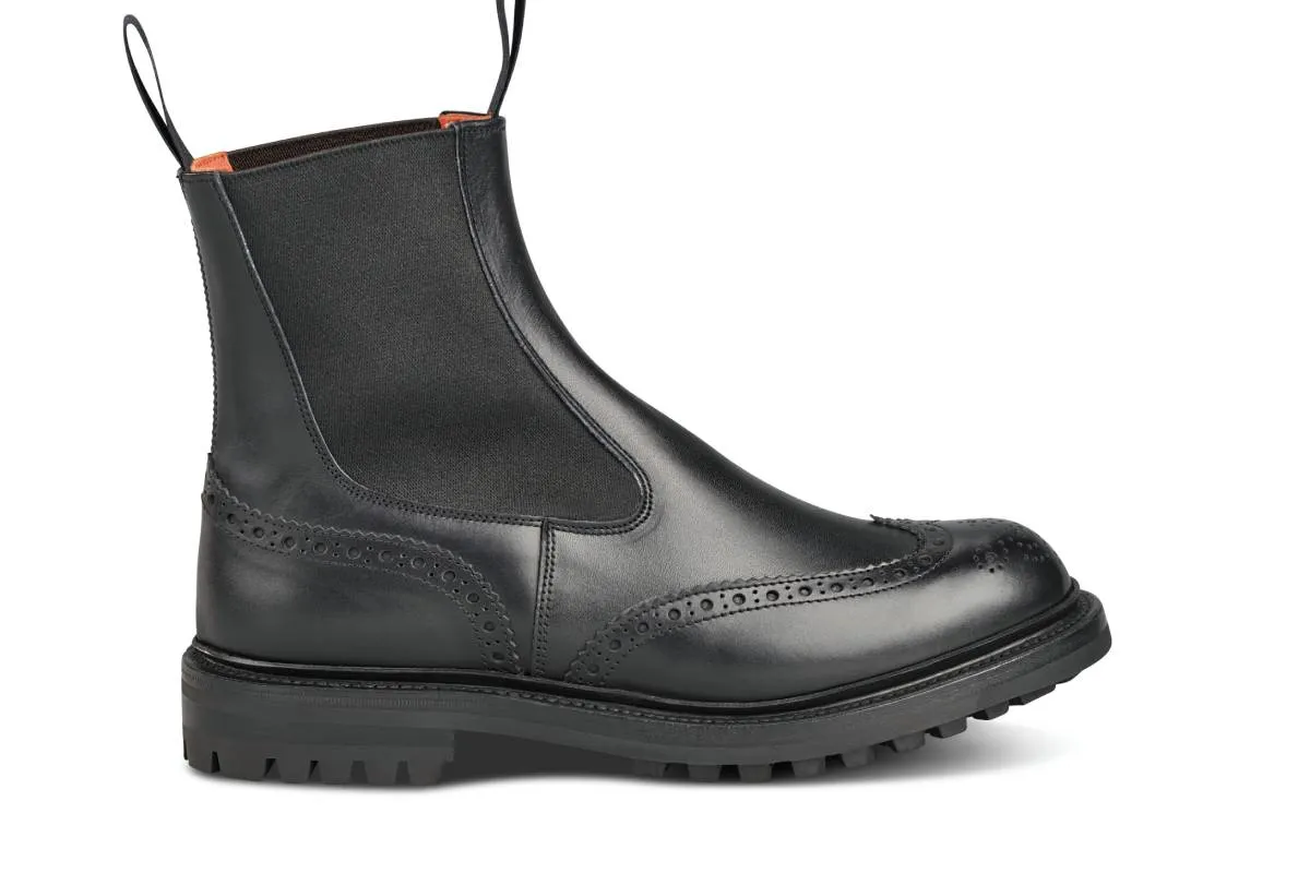 Silvia Country Dealer Boot - Black sold by Tricker's