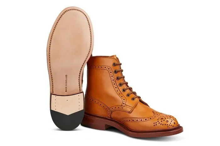 Stephy Brogue Boot - ACORN ANTIQUE sold by Tricker's product image thumbnail 5