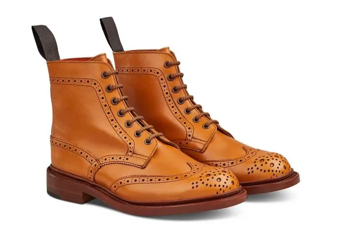 Stephy Brogue Boot - ACORN ANTIQUE sold by Tricker's product image thumbnail 3