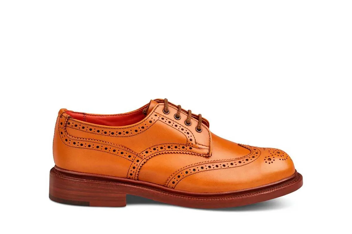 Anne Brogue Country Shoe - ACORN ANTIQUE sold by Tricker's