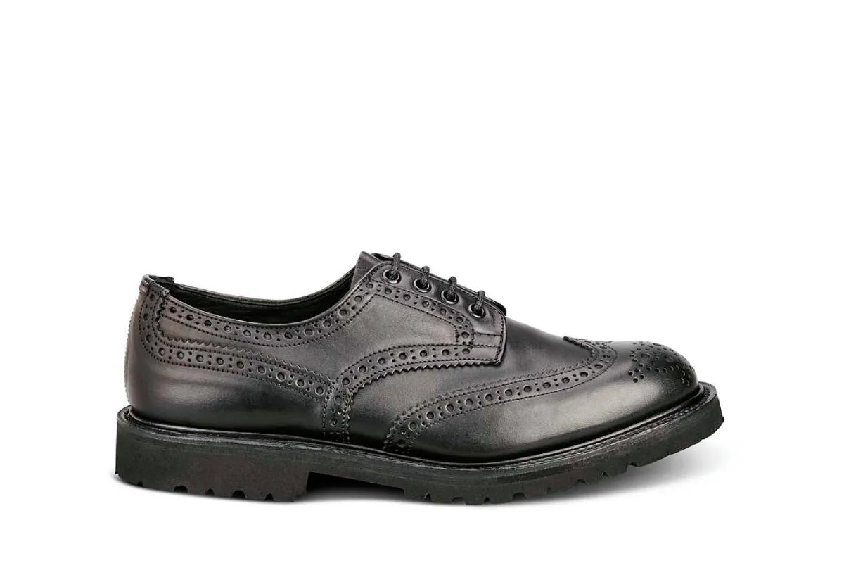 Bourton Country Shoe - Lightweight - Olivvia Classic Black sold by Tricker's