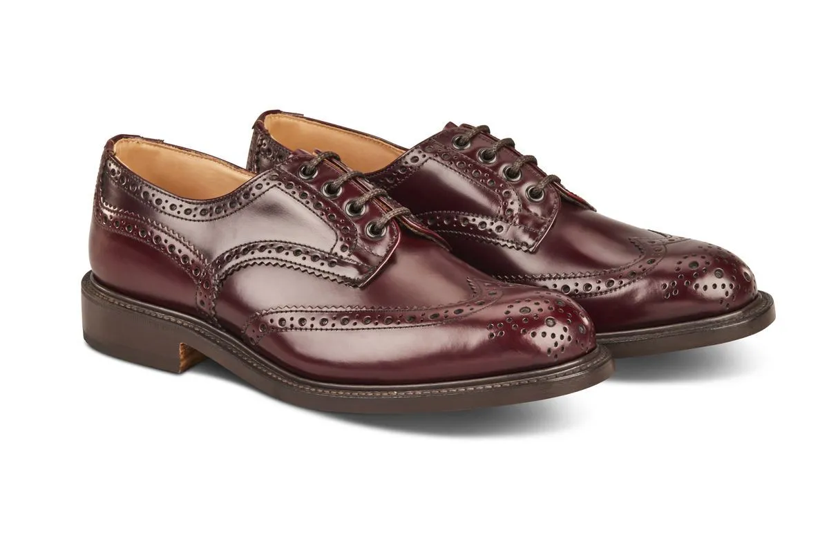 Bourton Country Shoe - Burgundy Bookbinder sold by Tricker's product image thumbnail 3