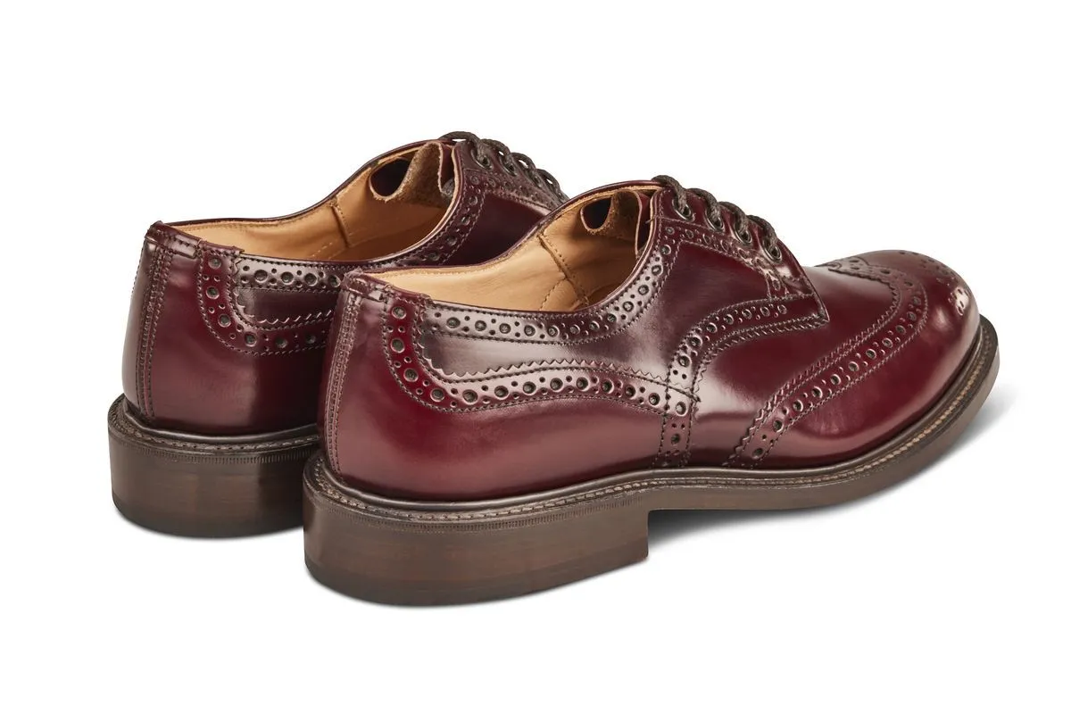 Bourton Country Shoe - Burgundy Bookbinder sold by Tricker's product image thumbnail 4