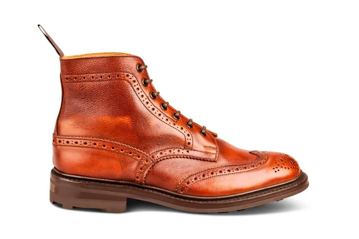 Stow Country Boot - Caramel Kudu sold by Tricker's