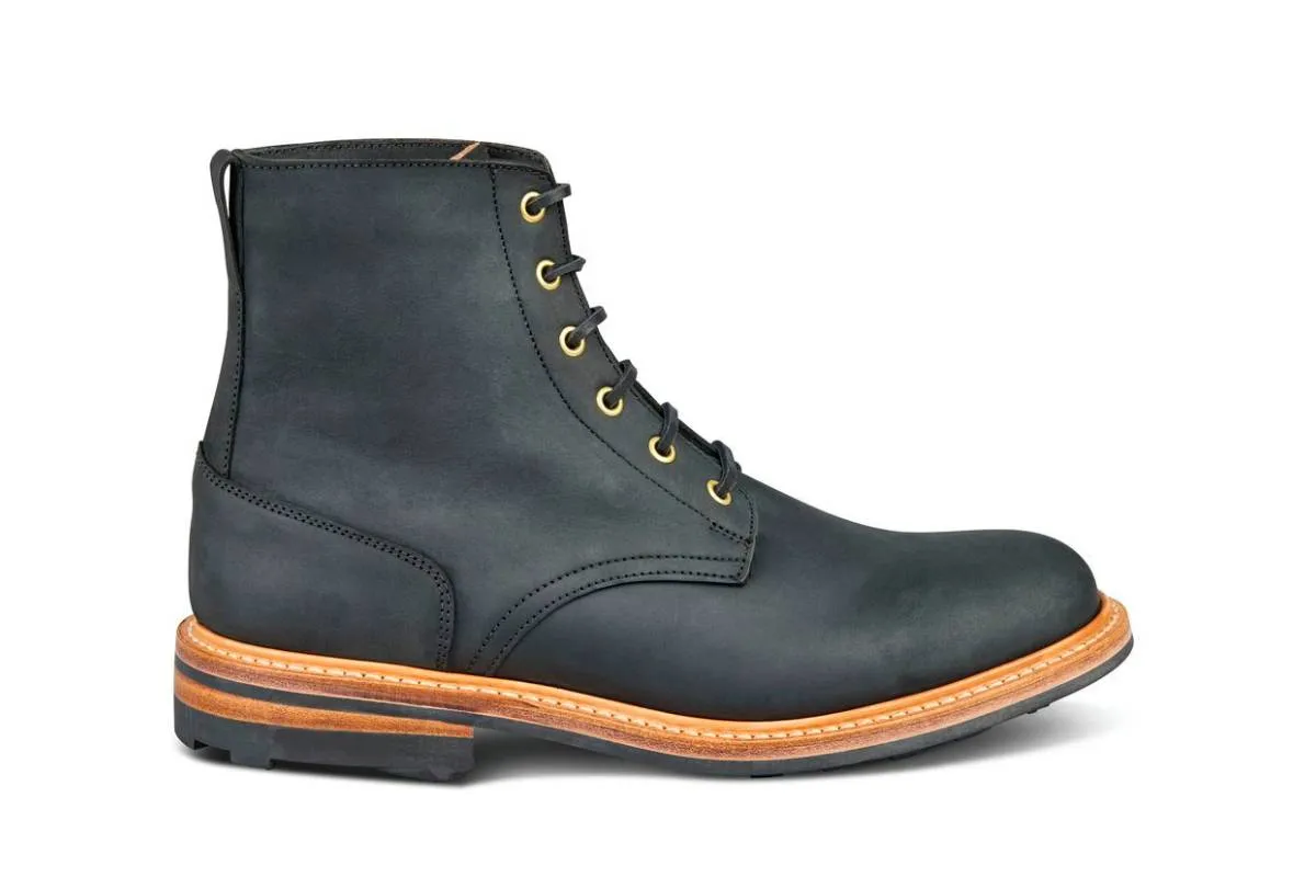 Wychwood Logger Boot - Black Horween Chamois (Tricker's Exclusive) sold by Tricker's