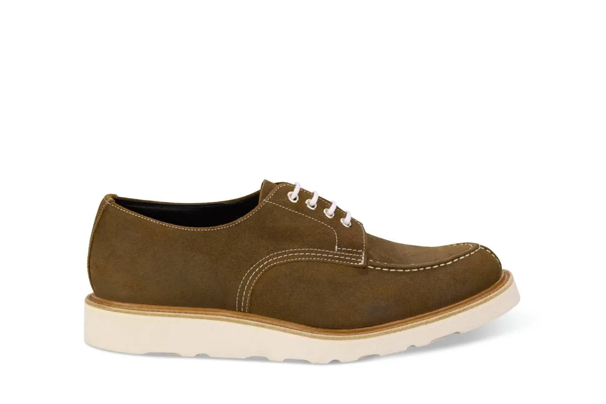 Kilsby Derby Shoe - Snuff Waxy Suede sold by Tricker's
