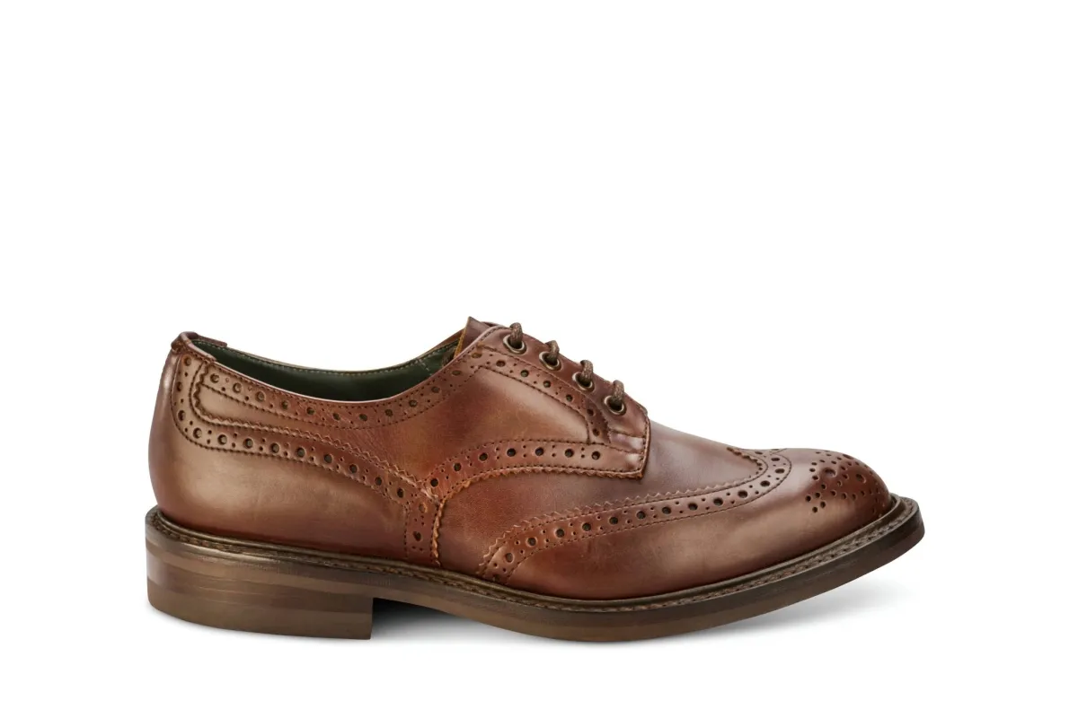 Bourton Country Shoe - Naster Brown sold by Tricker's