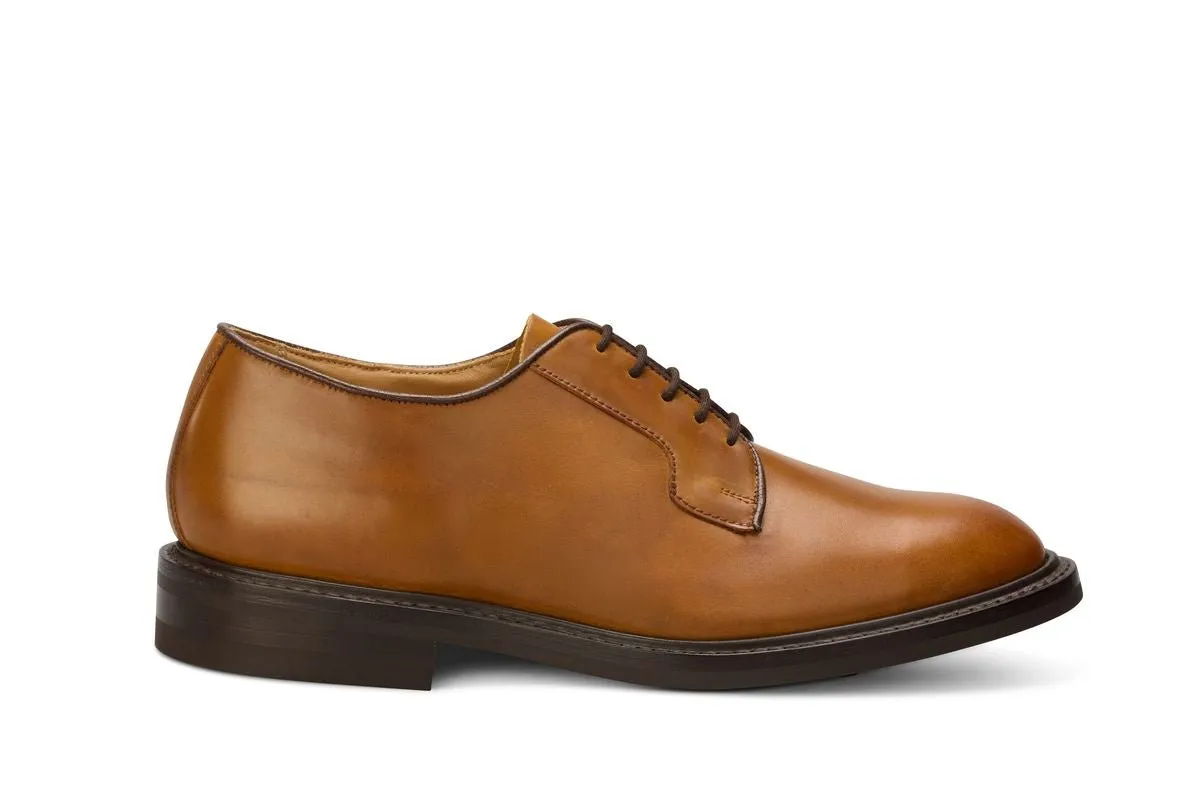 Bobby Derby Shoe - Yellow/Tan Cordovan sold by Tricker's
