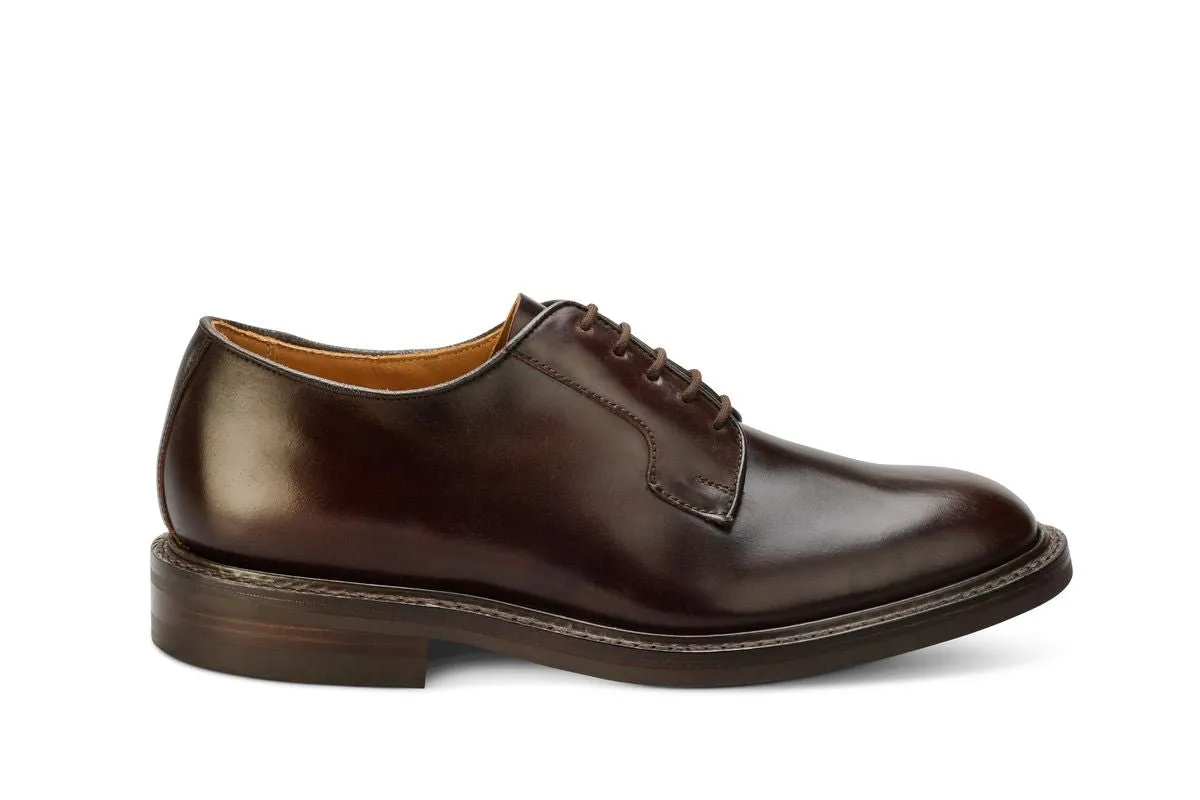 Bobby Derby Shoe - Dark Brown Cordovan sold by Tricker's
