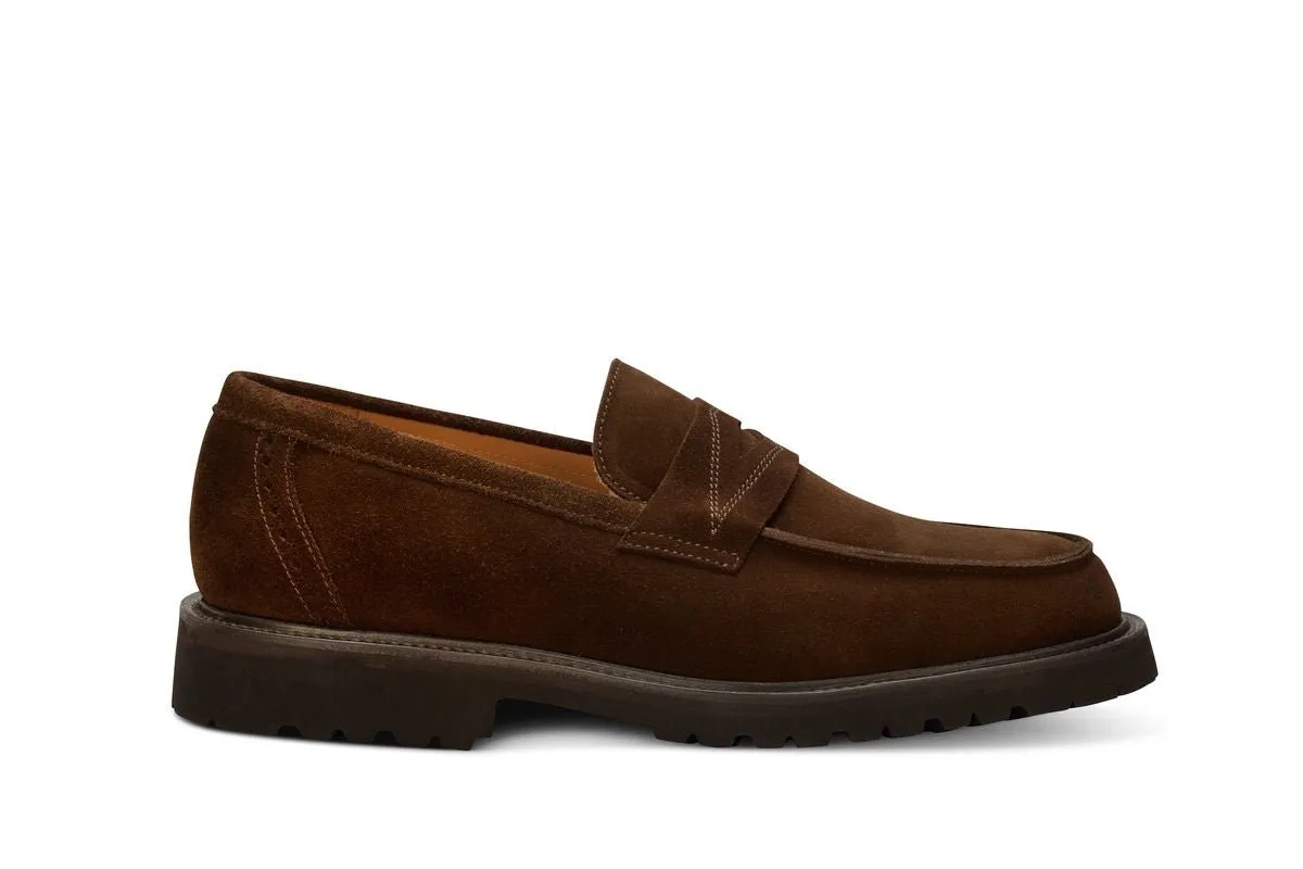 Chicago Penny Loafer - Chocolate Repello sold by Tricker's
