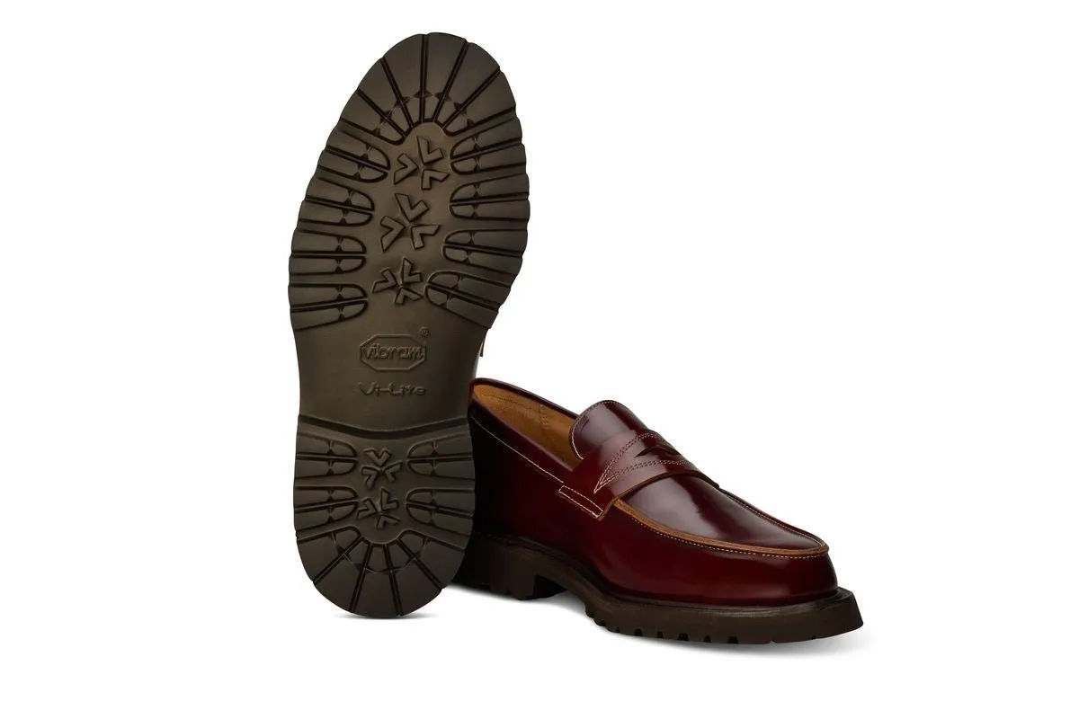Chicago Penny Loafer - Burgundy Bookbinder sold by Tricker's product image thumbnail 5