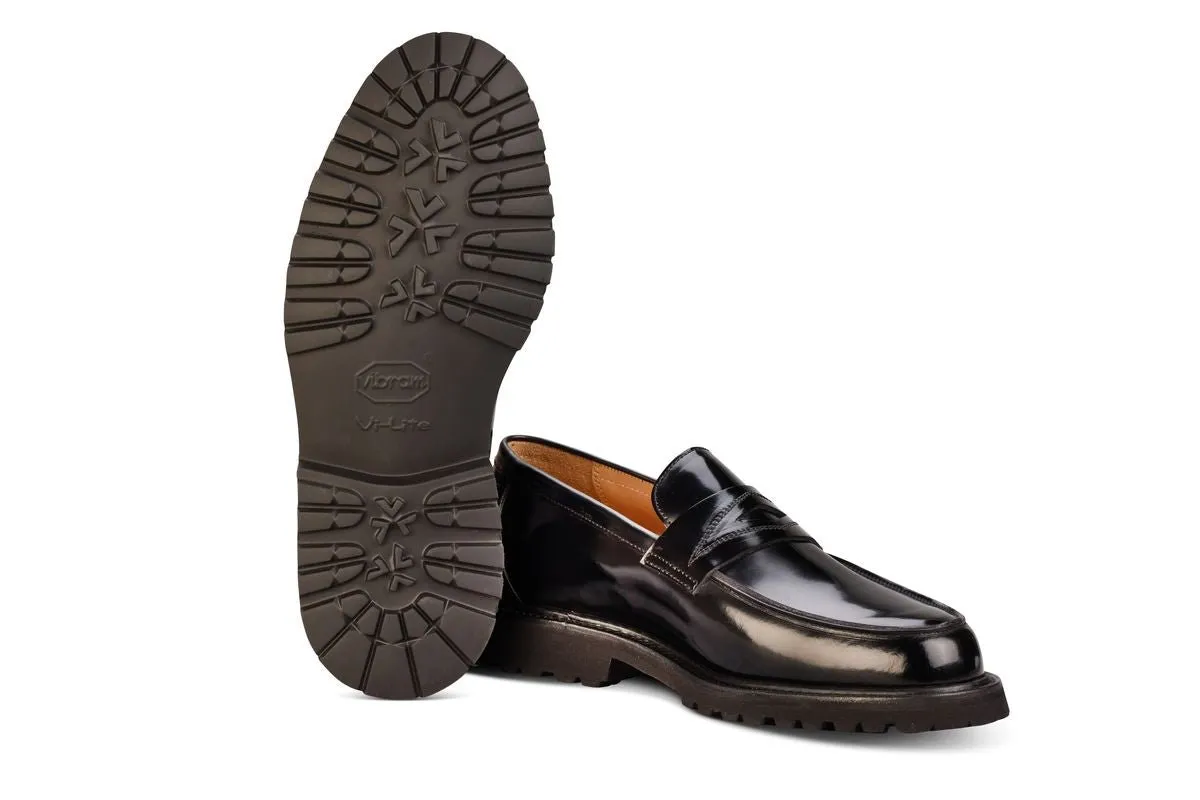 Chicago Penny Loafer - Black Bookbinder sold by Tricker's product image thumbnail 5